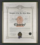 AA MS 1 Gerald E. Talbot Collection Klu Klux Klan Charter, Androscoggin County, Maine, 1925 by Wade Lola and Jasper DeMoranville