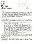 The AIDS Project Newsletter (July 1987) by David Ketchum and The AIDS Project