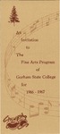 An Invitation to the Fine Arts Program of Gorham State Colleg for 1966-1967 by USM Art Department