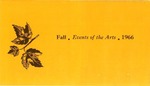 Fall Events of the Arts 1966 by USM Art Department