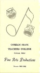 Gorham State Teachers College Fine Arts Productions 1961-1962 by USM Art Department