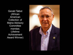 Gerald Talbot (African American Collection Advisory Committee Member, Lifetime Achievement Award Winner)