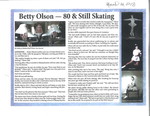People You Know: Betty Olson — 80 & Still Skating [News Article] by Kathryn Skelton