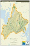 Presumpscot River Watershed Map: Conserved and Public Lands (Map)
