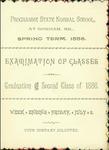 Gorham Normal School Commencement Program 1886: Second Class