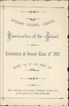 Gorham Normal School Commencement Program 1887: Second Class