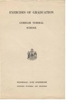 Gorham Normal School Commencement Program 1918
