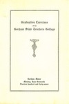 Gorham State Teachers College Commencement Program 1947