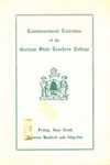 Gorham State Teachers College Commencement Program 1955