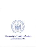 University of Southern Maine commencement Program, 1997