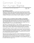 Common Circle for Human Rights, Vol.1, No.7 (August 1997)