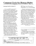 Common Circle for Human Rights, Vol.5, No.1 (March 2000)