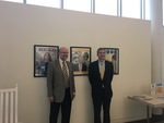 David Nutty and President Glenn Cummings April 2016 by USM Libraries