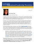 Educational Leadership Newsletter March 2019 by Educational Leadership Department, University of Southern Maine