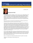 Educational Leadership Newsletter December 2017 by Educational Leadership Department, University of Southern Maine