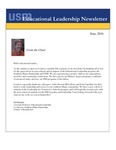 Educational Leadership Newsletter June 2016 by Educational Leadership Department, University of Southern Maine