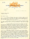 Letter from Le Petit Septour de la Bonne Chanson to Louis-Philippe Gagné by Le Petit Septour de la Bonne Chanson