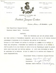 Insitut Jacques Cartier Letter to Armand Dutil by L'Institut Jacques Cartier