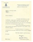 02/19/1947 Letter from the Provincial Fire Commissioner's Office of Québec
