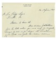 02/19/1947 Letter from St. Mark's Rectory, Sheridan, Maine by Armand Landry