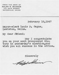 02/18/2019 Letter from Louis B. Skinner by Ralph B. Skinner