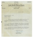 06/14/1947 Letter from the Textile Workers Union of America by George Jabar