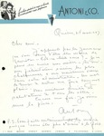 03/24/1947 Letter from Antoni & Co.