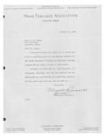 10/20/1947 Letter from the Maine Teachers' Association by Clyde Russell