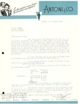 10/20/1947 Letter from Antoni & Company by Antoni & Co.