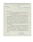 02/12/1948 Letter from The New York, New Haven and Hartford Railroad Company by Howard Palmer