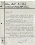 12/16/1948 Letter from Wesley Bintz