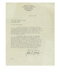 07/23/1948 Letter from John A. Platz, Attorney and Counselor