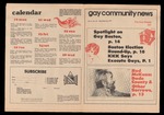 Gay Community News: 1977 September 24, Volume 5 Issue 12