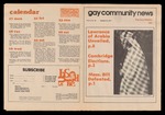 Gay Community News: 1977 October 22, Volume 5 Issue 16