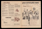 Gay Community News: 1977 October 29, Volume 5 Issue 17