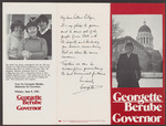 Georgette Berube - Governor campaign flyer by Georgette Berube