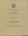 Library of Congress American Folklife Center Award by American Folklife Center, Library of Congress