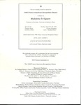 1986 Franco-American Recognition Dinner Invitation