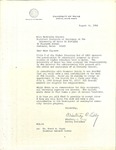 Letter from the University of Maine at Orono by Winthrop C. Libby
