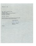 Letter from Robert K. Merton by Robert K. Merton