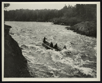 Logging Crew in a bateau 1917 by Ed. Dafer