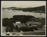 Louis Oakes's House and View of Lily Bay by Curtiss Wright