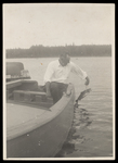 [Man Sitting in a Small Boat by Unknown