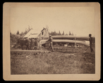 [Horses Pulling Cart, Canoe Loaded by Unknown