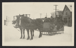 [People Ride a Horse Drawn Sled] by Unknown