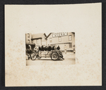 Horse Drawn Wagon in Front of Sanders Store by Unknown