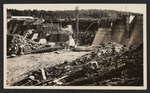 Indian Pond Project Dam 1952-55 by Unknown
