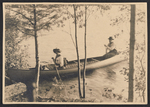 Canoeing on the table by Unknown