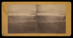 [View of mountains and lake from a hill] by Dinsmore, D. C., active 1860-1889
