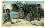 AA MS 22 African American Stereotype Postcard by Curt Teich Co.